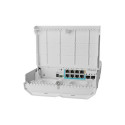 Switch MikroTik netPower Lite 7R (CSS610-1GI-7R-2S+OUT)