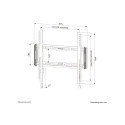 Neomounts seinakinnitus WL30-550BL14 teleri kinnitus sein 32-75" maksimaalne kaal 50 kg must