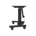 Neomounts Floor stand | PLASMA-M2500TBLACK TV trolley | Adjustable Height, Tilt | 42-100 " | Maximum