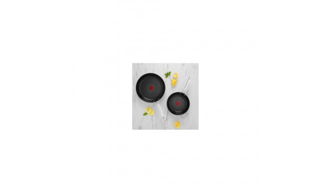 TEFAL INTUITION frying pan set, aluminum, suitable for induction cooker, ø 20 cm, ø 26 cm