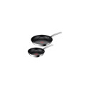 TEFAL INTUITION frying pan set, aluminum, suitable for induction cooker, ø 20 cm, ø 26 cm