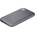 WD My Passport 1TB väline SSD ketas Hall (WDBAGF0010BGY-WESN)