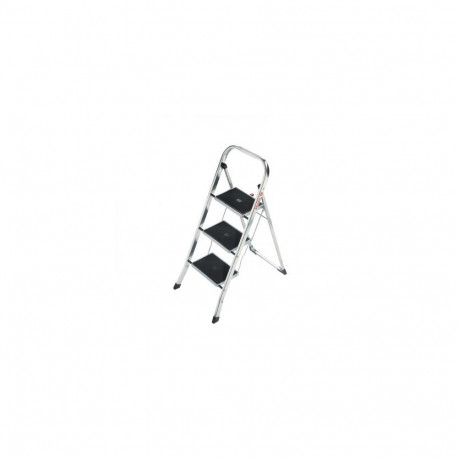 HAILO Step stool foldable K70 StandardLine / aluminum / 3 step stool handle 4007126439345