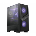 MSI MAG FORGE 100M PC Case, Mid-Tower, USB 3.2, Black | MSI | MAG FORGE 100M | Black | ATX | Power s