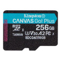KINGSTON 256GB microSDXC Canvas Go Plus Gen4 200R A2 U3 Single Pack w/o ADP