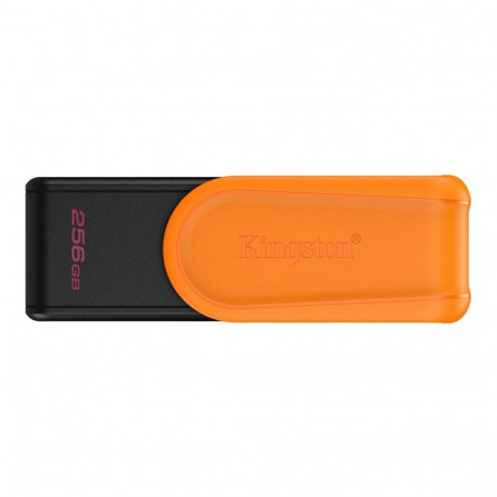 KINGSTON 256GB kaasaskantav USB 3.2 Gen 1 DataTraveler Exodia S must/oranž