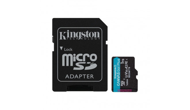 KINGSTON 1TB microSDXC Canvas Go Plus Gen4 200MB/s A2 U3 V30 Card + Adapter