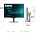 BENQ RD280U 28.2inch IPS 3840x2560 350cd/m2 5ms HDMI 2.0 DP USB type C PD90W HUB USB KVM Height
