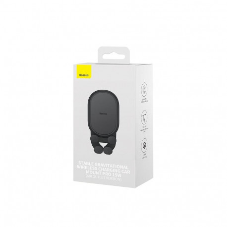 Baseus SUWX030001 Car Phone Holder Wireless Charger 15W