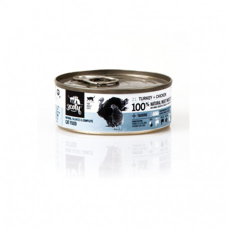 3COTY Turkey with chicken - wet cat food - 80g