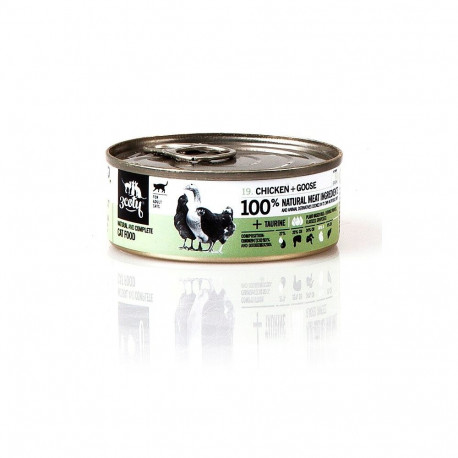 3COTY kana hanega märg kassitoit 80g