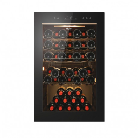 Haier Wine Bank 50 Serie 3 HWS49GAE kompressoriga veinijahuti vabaltseisev must 49 pudelit
