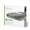 Nedis PEBL130CWT2 elektriline tekk 120 W hall, valge fliis, polüester