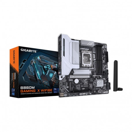 Gigabyte B860M Gaming X WIFI6E emaplaat - Intel Core Ultra seeria protsessorid, 8+1+2+2 faasi VRM, k