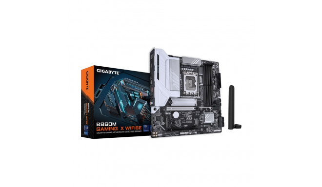 Gigabyte B860M Gaming X WIFI6E emaplaat - Intel Core Ultra seeria protsessorid, 8+1+2+2 faasi VRM, k