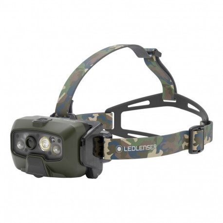 Ledlenser pealamp HF8R Core RGB Camouflage LED, roheline
