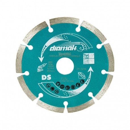 Makita teemantketas 125x22,23mm segment /10tk betoon, tellis, marmor