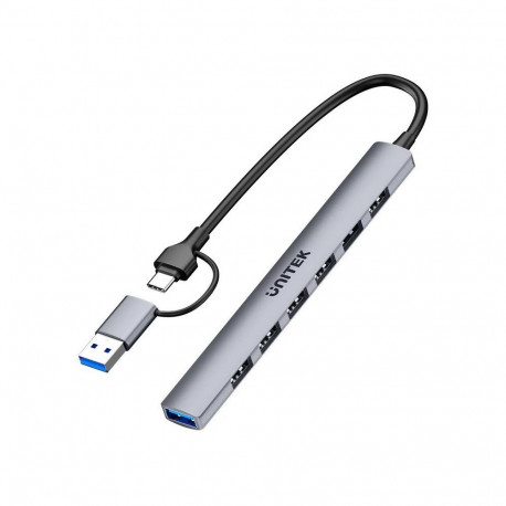 Unitek H1209AGY01 USB-A 5Gbps 7in1 USB-jaotur