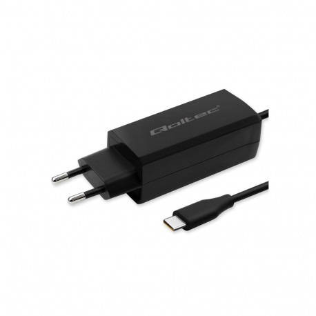 Qoltec 52419 65W GaN Super Fast Charger| 5-20V | 3-3.25A | USB-C 3.1