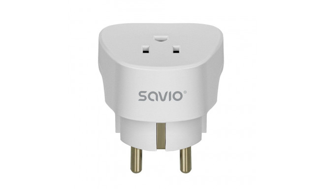 SAVIO AP-01 Travel Adapter, US socket – EU plug