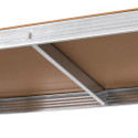Rebel RB-1250 metall hoiuriiul kapp riiulid 175kg x5 180x90x40cm tsingitud kokkupandav MDF