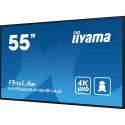 iiyama LH5560UHS-B1AG digitaalse sildiekraan 139,7 cm (55") LED Wi-Fi 500 cd/m² 4K Ultra HD must int
