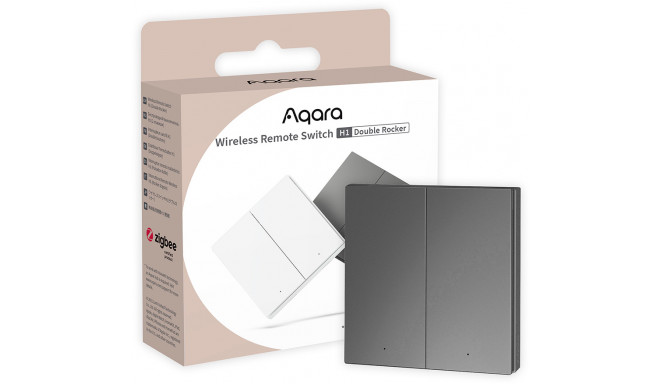 Aqara Wireless Remote Switch H1 Double, grey