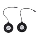 Sena 10S motorcycle intercom 4 channels 1600 m Black