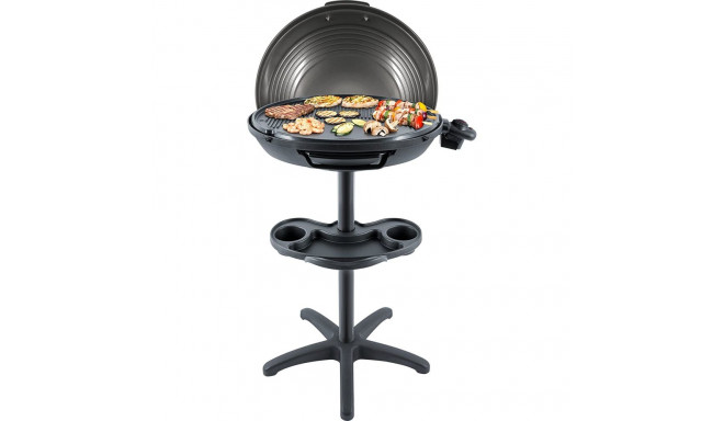Elektrogrill VG 325 (schwarz/grau, 2.000 Watt, mit Standfuß)