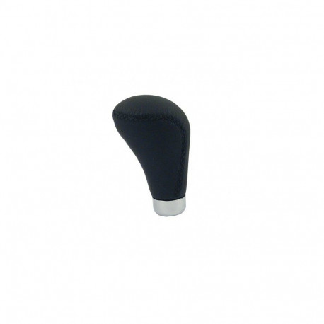 Gear lever knob black leather
