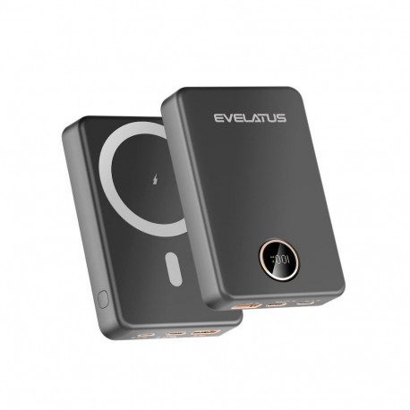 Evelatus Wireless Power Bank 22.5W 10000 mAh Type-C Black