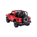 Auto R/C Jeep Wrangler Rubicon 1:14 Rastar Czerwony