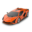 Auto RC 1:24 Rastar Lamborghini Sian oranž