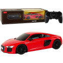 Auto R/C Audi R8 1:24 Rastar Czerwone