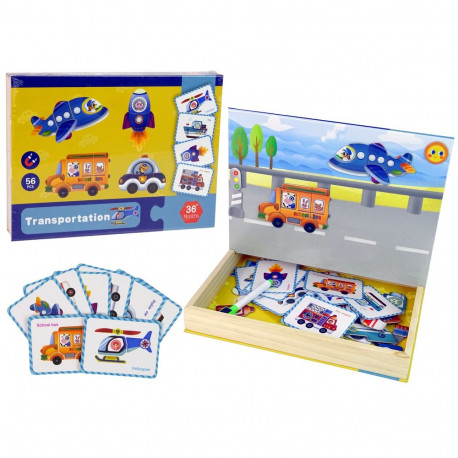 magnetiline pusleraamat transporti puslekaardid