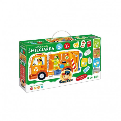 Moto Puzzle - Garbage truck 26 pcs.