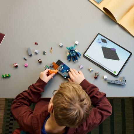 Klocki Minecraft 21274 Spotkanie ze strażnikiem