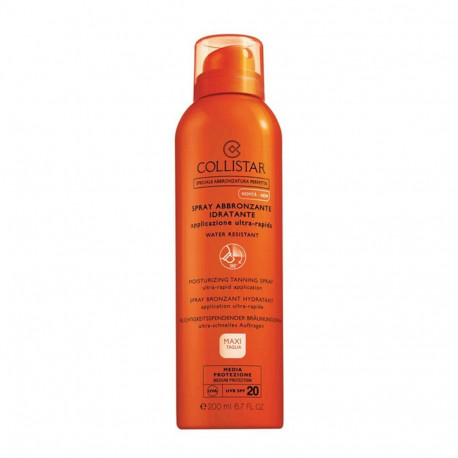 Collistar niisutav päevitusvesi Special Perfect Tan veekindel SPF20 200ml