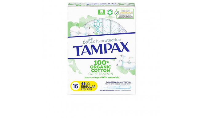 TAMPAX ORGANIC REGULAR tampón 16 u