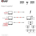"Club3D Kabel Thunderbolt5 zertifi. 8K240Hz/ 80/120Gbps 1m"