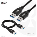 "Club3D Kabel USB Typ-A Gen2 0.5m 10 Gbps St/St"