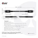 "Club3D Kabel USB 4 Typ C PD 240W / 8K / 40Gbps 2m St/St"