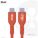 "Club3D Kabel USB 2 Typ C PD 240W / 480Mb 1m St/St"