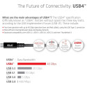 "Club3D Kabel USB 4 Typ C PD 240W / 8K / 40Gbps 3m St/St"