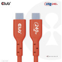 "Club3D Kabel USB 2 Typ C PD 240W / 480Mb 1m St/St"