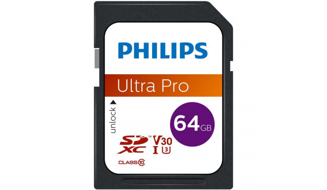 "CARD Philips XC Card 64GB Class 10 UHS-I U3 V30 A1"