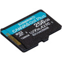 "CARD KINGSTON 256GB microXC Canvas Go Plus Gen4 200MB/s A2 U3 V30 Card + Adapter"