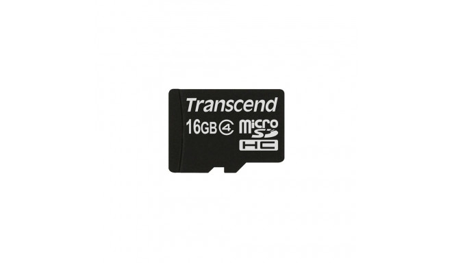 "CARD microSD Card 16GB Transcend SDHC Class4 (ohne Adapter)"