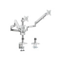 "LogiLink BP0090 Tischhalterung 17'-32' 21KG 3 Monitore Silver"