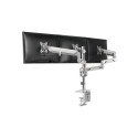 "LogiLink BP0090 Tischhalterung 17'-32' 21KG 3 Monitore Silver"